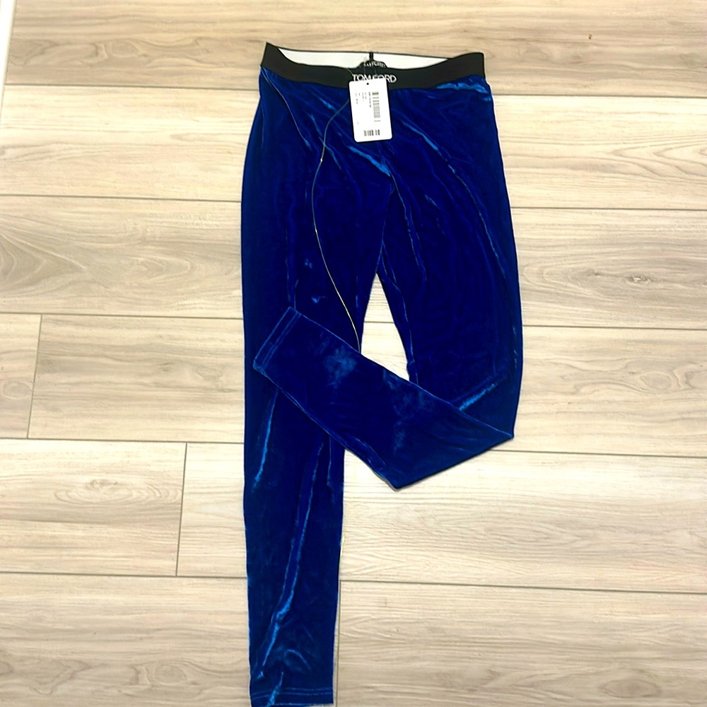 *AUTHENTIC and NEVER WORN* Tom Ford Velvet Leggings/Pants Size Large